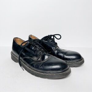 Vintage Dr. Martens Look Shoes Size 11 Women’s Oxfords Leather Black